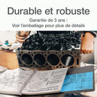 Cardinal® - Reliure XtraLife ClearVue verrouillable à anneaux en «D», noire, 1 po-Résistance à la fissuration à froid à -50 &ordm; F  