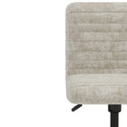Brassex Nestor Office Chair - Beige-Dual nylon castors for easy mobility