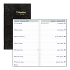 Blueline 2027 Two-Week Planner with Stitched Binding - 6" x 3-1/2" - Black - Bilingual-12-Month: January 2027 to December 2027