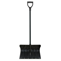 Aurora Tools - Pelle à neige en poly avec bande d'usure en acier - Lame Polypropylène - Largeur 19-3/4 po - Prise en D - Paquet de 2-Manche en acier à revêtement de poudre pour une résistance accrue