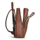 Champs Onyx Leather Classic Backpack - Brown-Inner mesh zippered pocket