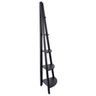Kiera Grace – Étagère en coin Providence Bailey, noir, 5 tablettes, fini mat-Capacité de mesure et de poids: l'étagère d'angle globale mesure 16,25 "L x 71" H et 16,25 "de profondeur. Une hauteur importante signifie que vous disposez de plus de 1,50 mètre du bel écran, créant un espace de rangement maximal. L'étagère peut supporter jusqu'à 150 livres. placer des articles en toute confiance avec un peu plus de poids sur chaque étagère murale