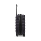 Swiss Mobility QUAD 26.25" ABS/PC Hardside Medium Check-in Luggage - Black-Lined interior with dividing panel, practical pockets and tightening straps to keep content organized and in place