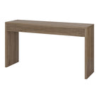 Hudson&Canal Lawrence 55"W Console Table - Antiqued Grey Oak-Tabletop features a weight capacity of 50 lbs