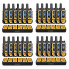 Dewalt Heavy Duty DXFRS300 Radio 24-Piece Set with 4 6-Port Chargers-22 Preset Channels are preset with Privacy codes