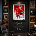 Frameworth Noah Dobson Canadiens Portrait Collage - Framed Print - 16" W x 20" L-Premium photo paper portrait collage professionally finished in a black frame with clear protective front