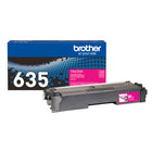 Brother Genuine TN635M Toner Cartridge - Standard Yield - Magenta-Superior quality with reliable, consistent performance