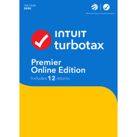 TurboImpôt Online Première édition - 2025 - 12 Déclarations - Bilingue - En ligne-Conçu pour les déclarations contenant des placements