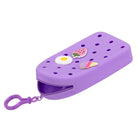 Gry Mattr Kids Eyeglass Case Silicone Sun Case Charm - Purple-5