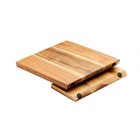 Tramontina - Ensemble de couverts pour barbecue Churrasco avec porte-couteaux magnétique en bois - Acier inoxydable - Manches en polywood - Ensemble de 5 pièces-Acier inoxydable traité thermiquement