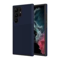 AXS PROTech Plus Dual-Layered Anti-Shock Sleek Case for Samsung Galaxy S23 Ultra - Astral Blue-Drop resistant up to 10 feet