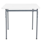 Peakform 34" Square Folding Table-Rust-Resistant Steel Frame