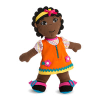 Miniland Multicultural Fastening Dolls - African Girl-Great way for young children to acquire skills and personal autonomy