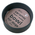Dexypaws Black Ceramic Dog Bowl - 50 oz-8 inch bowl