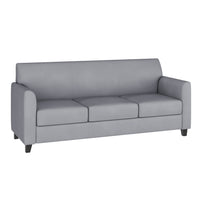 Sofa de la série HERCULES Diplomat en cuir gris (BT-827-3-GY-GG)-Style contemporain