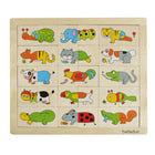 Beleduc Match & Mix Animals Puzzle - Set of 30-All parts made of wood
