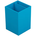 JAM Paper - Pot à crayons en plastique  - bleu-Couleur : Bleu vif | Soyez élégant et organisé avec un pot à crayons moderne et colouré.