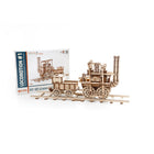 EWA Eco-Wood-Art Locomotive 3D Wooden STEM Construction Kit - Set of 325-Eco-friendly sustainable material made of plywood. No messy glue required