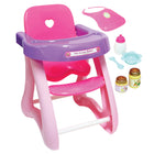 JC Toys For Keeps! High Chair & Accessory Set-Fits dolls up to 16"