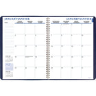 Staples 2026 Weekly/Monthly Planner - 11" H x 8" W - Assorted Colours - Bilingual-Vertical appointment scheduling with ruled sections, Monday-Friday 7:00 am-8:45 pm, Saturday 7:00 am-6:45 pm, in 15-minute intervals, Sunday has ruled space
