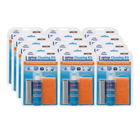 Emzone Laptop Cleaning Kit with Screen Cleaner and Cloth - 12 Pack-Safe for monitors, TVs, laptops, and tablets