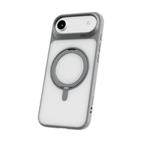 TUFF8 Glide360 Mag Case for iPhone 17 Air - Grey-360° Rotating Stand: Built-in stand that rotates to multiple angles for hands-free phone use