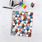 Cambridge 2026-27 Weekly/Monthly Planner - 11"x 9" - Trigon - Bilingual-One week per two page spread has ruled planning space for each day on the left page and notes and to-do sections on the right page