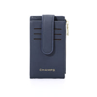 Champs Iconic Yoga Cardholder - Navy-RFID Blocking Card Holder