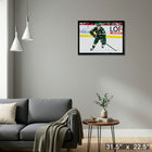 Kirill Kaprizov Minnesota Wild - Framed Canvas - 31" x 22"-Ready to hang - arrives fully assembled