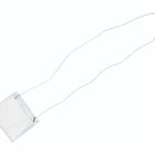 JAM Paper - Étiquettes Porte-Nom en Plastique - 4 x 3 1/2 - Transparent - Paquet de 24-Quantité : 24 étiquettes par paquet