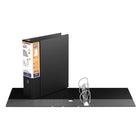QuickFit Reliure robuste, 3 po, anneaux en D, noir, paquet de 6-3 po