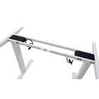 Ezywork Dual Motor Electric Height Adjustable Standing Desk - 48" x 24" - White Frame / Black Table Top-Height Adjustable Range: 28" - 47" (72cm - 120cm)