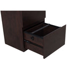Koss - Classeur vertical de luxe en bois à 2 tiroirs - Cerisier-Finition laminée durable-Cerise