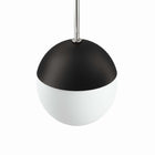 Modway Stellar 1-Light Pendant Light - Opal/Polished Nickel-UL Listed for Damp Locations
