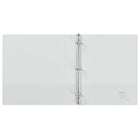 Avery® - Reliure de présentation durable à anneaux obliques en D, 1 po, blanc-Panneau de doublage transparent à l'avant, à l'arrière et sur le dos