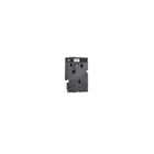 Brother TC201 Label Tape - 12mm - Black on White-Size: 12mm