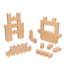 Educational Advantage - Blocs en zigzag - Ensemble de 30-Favorise l'imagination et les capacités de raisonnement logique