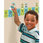 TREND enterprises On the Fence Number Line 20 to 120 Learning Set - 34 Pack-34 pieces total; number line fully assembled is 25.9 feet long