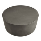 Modway Brion Round Indoor/Outdoor Patio Concrete Coffee Table - Grey-7