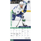 DateWorks 2026 16-Month Wall Calendar - 12" x 12" - Vancouver Canucks Superstars - Bilingual-Sports