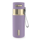 Contigo - Bouteille d’eau isolée en acier inoxydable AutoSeal avec courroie de transport, 473 ml (16 oz)-Coussinet souple : Base coussinée pour une stabilité et une protection des surfaces