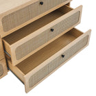 Modway Chaucer 6-Drawer Dresser - Oak-Wood Grain Laminate