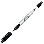 Sharpie Twin-Tip Permanent Markers - Black (32201)-Fine & Ultra-Fine Tip