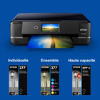 Epson - T277 Cartouche d'encre - Grande capacité - Cyan clair-Le système d’impression Epson est particulièrement conçu pour être utilisé avec les encres d’origine Epson. L’utilisation d’encres non authentiques peut entraîner des dommages qui ne sont pas couverts par la garantie limitée de l’imprimante