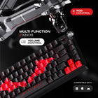Cybeart Nighthawk 75 TKL Trimode Wireless RGB Gaming Keyboard - The Batman-Cybeart MK II Gen 1 pre-lubed switches with 1.5 mm actuation and 60 million keystroke durability for fast precision. Full N-Key Rollover with 100 % anti-ghosting ensures every keystroke registers accurately