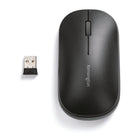Kensington SureTrack Dual Wireless Mouse - Black-The high-performance optical sensor tracks quickly and accurately on even the most difficult modern office surfaces, including glass, granite, lacquer, marble and wood