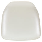 Flash Furniture - Coussin en vinyle rigide pour chaise Chiavari, ivoire (BHIVORYHARDVYL)-Coussin de chaise ferme
