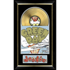 Green Day Dookie Music Cover with Gold Vinyl - Framed Print - 19" x 31"-Premium music memorabilia