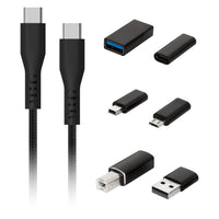 Helix 60 W Universal USB Adapter Kit with 6 Tips-High Speed Power Delivery