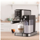 Salton Barista+ 3-in-1 Espresso, Cappuccino & Latte Machine with Milk Removable Container-Touch Button Control: Effortlessly select your preferred coffee with touch button controls for on/off, single or double espresso, cappuccino, and latte options, simplifying your coffee-making process